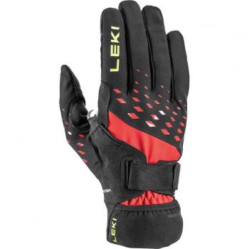 Leki Ultra Trail Storm Shark Gloves - Black/Red Unisex Running Gear