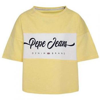 Pepe Jeans - Camiseta PG502454 MAYLIS 065 Solar -Camiseta Manga Corta para NIÑA