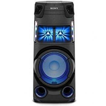 Sony MHC-V43D Party Speaker - Sistema de Audio de Alta Potencia Bluetooth con Sonido de Fiesta omnidireccional e iluminación Multicolor