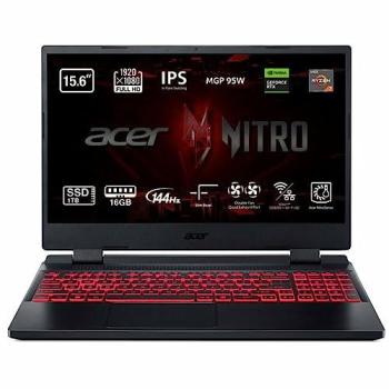 Portátil Gaming Acer Nitro 5 AN515-47-R6UV, AMD Ryzen 7 7735HS, 16GB RAM, 1TB SSD, GeForce RTX 3050Ti, Pantalla de 15.6