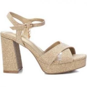 Sandalias de tacón Xti para mujer 142352 dorado -Altura tacón 10cm-