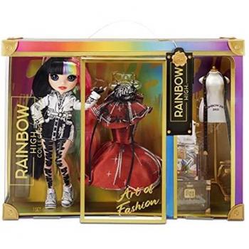 Rainbow High Collector Muñeca de Moda Jett Dawson-con Pelo Multicolor y Caja de edición Limitada de 28cm-Incluye Ropa, Accesorios y más-Edad: 6+ años, Color