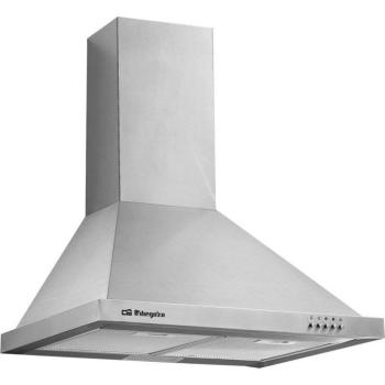 Campana Extractora Decorativa Inox Orbegozo DS48160BIN, Motor 190W, 2 Filtros, Ancho 60 cm