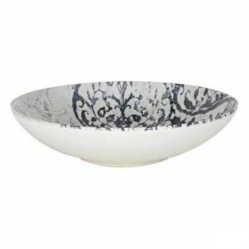 Plato Hondo de Porcelana La Mediterránea Horus (12 Unidades) Ø 21 x 5,3 cm