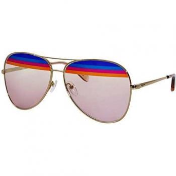 Gafas de sol Salvatore Ferragamo SF172S de metal con forma de aviador para mujer