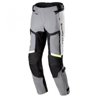 Alpinestars Bogota Pro Drystar 4 Seasons Waterproof Motorcycle Pants - Grey/Fluorescent Yellow