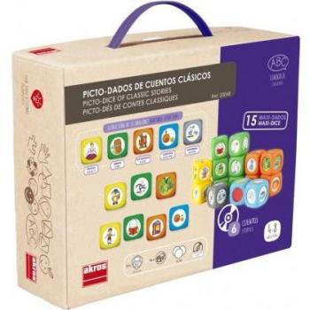 Juego Picto-Dados de Cuentos Clásicos AKROS