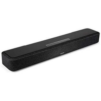 Denon Home Sound Bar 550 - Barra de Sonido compacta para Cine en casa con Dolby Atmos, DTS:X, WLAN, Bluetooth, AirPlay 2, HEOS Built-in, HDMI eARC, 4K Ultra HD, Dolby Vision, HDR10
