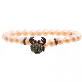 Brazalete Lancaster JLA-BR-CRAB-3-PE, Pulsera Mujer, 16 mm