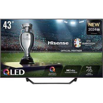 Hisense 43A7NQ - TV QLED 109cm (43) UHD 4K Smart TV con Quantum Dot Colour, Dolby Vision y Alexa Built-in