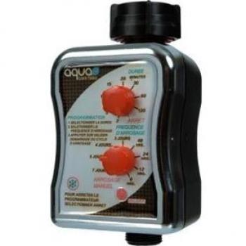 Aqua 9801426 - Programador de riego, 17 x 8 x 7 cm, color negro
