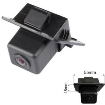 CAM25 - Color Vista posterior de la cámara cámara de visión trasera con líneas de cuadrícula como luz de la matrícula,ayuda sensor de aparcamiento para Mercedes W204, W212, W221, C207