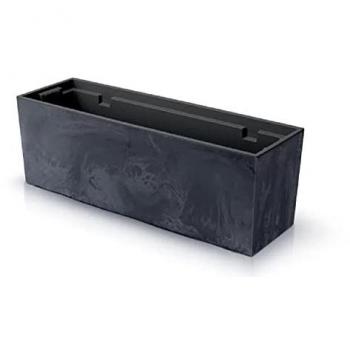Maceta Urbi Case Efecto Hormigón con Depósito 580x180x195 Color Antracita