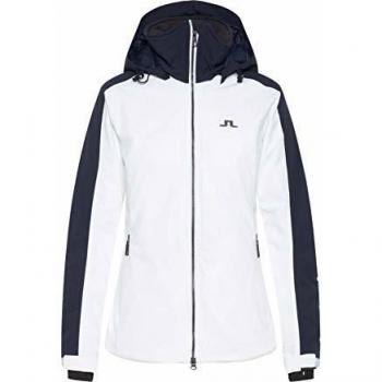 J.Lindeberg Loa JL 2L - Chaqueta de esquí para Mujer, Color Blanco - XS, Mujer, Color Blanco, tamaño Extra-Small