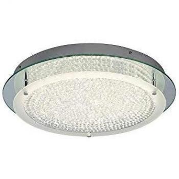 Plafón mediano con LED integrado Crystal Mirror