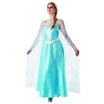 Frozen - Disfraz de princesa Elsa para mujer, talla S adulto