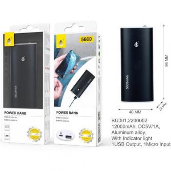 Power Bank 5.600mAh - Color Negro