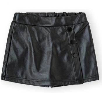 Short de niña en negro con botones Canada House