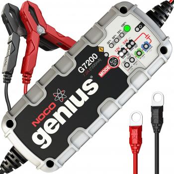 Noco G7200EU Genius Cargador Inteligente de Batería, 12V/242V, 7.2 Amp