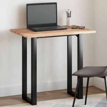 Tablero de mesa rectangular de madera maciza de acacia 80x50x2 cm color marrón vidaXL