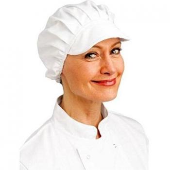 Whites Chefs Apparel B255 gorro con visera, color blanco