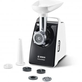 Picadora de carne Bosch MFW3612A - 500W - 1,9 kg/min - CompactPower - Blanco/Gri