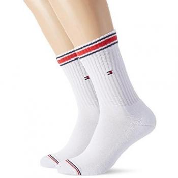 Tommy Hilfiger 372020001, Calcetines para Hombre, Blanco