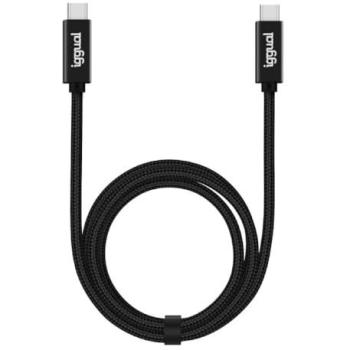 Cable USB-C 3.2 Gen2x2 de 1 Metro - Carga Rápida PD hasta 100W (20V/5A), Transferencia de Datos hasta 20Gbps, Compatible con Vídeo 4K