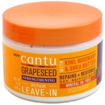 Cantu Grapeseed Strengthening Repair Leave-In 340 g - Mascarilla para el cabello - Hidratación y reparación - Fortalecedora - Con semilla de uva