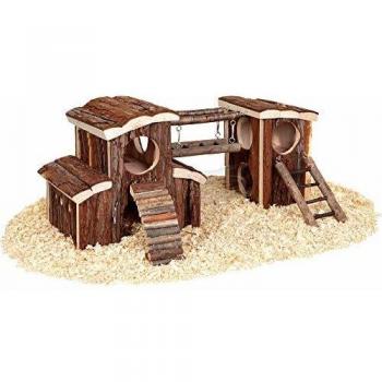 Parque de Juegos Flamingo para Hámsters y Ratones - Aventura 45.5 x 17 x 20 cm