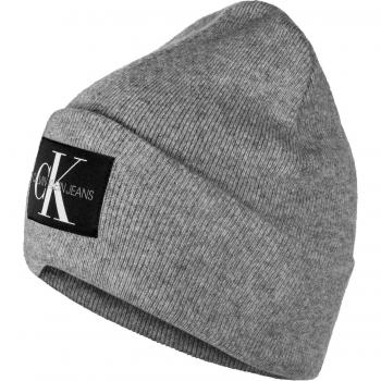 Calvin Klein J Basic Men Knitted Beanie Gorro de Punto, Gris