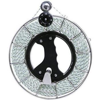 emmakites Kite Carrete silencio diseño 11 en + 1000 ft 300LB trenzado Dacron Kite Línea Carrete para el acero inoxidable Professiona kitl para cometas