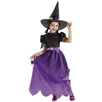 Rubies- Disfraz Brujita Glitter infantil, L