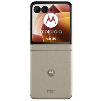 SMARTPHONE MOTOROLA RAZR 50 LIBRE 8GB RAM + 256GB ALMACENAMIENTO BEIGE