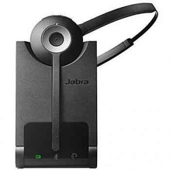 Jabra Pro 930 MS DECT Auricular alámbrico monoaural con cancelación de ruido y batería para todo el día - Certificado para Skype for Busess - Para Softphones - Enchufe UE