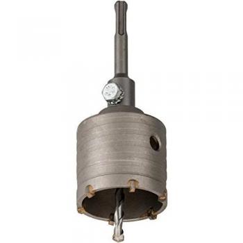 Punta de Corona KWB 82 mm con Emmanchement SDS Plus y Punta de Centrado de Carburo para Taladrado Preciso