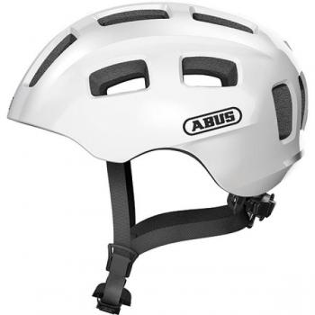 Abus Youn-I 2.0 Youth Helmet - Pearl White / Size S (48cm-54cm)