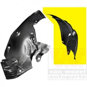 Paso de rueda delantero izquierdo Renault Megane 3 - VAN WEZEL 4377433, con revestimiento y guardabarros