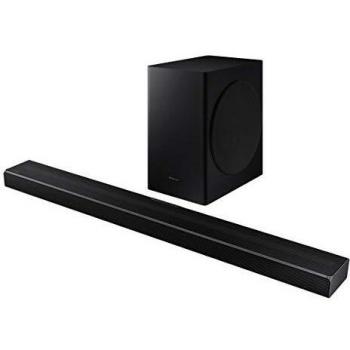 Samsung Barra de Sonido HW-Q60T - Sonido 360W, 5.1Ch, Subwoofer inalámbrico, Dolby Digital 5.1, DTS Virtual:X, Q-Symphony y Tecnología Acoustic Beam