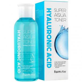 Farm Stay - Hyaluronic Acid Super Aqua Toner 200ml - Cosmetics