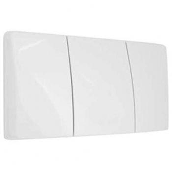 Placa de Comando Blanca para Caja Empotrada Medusa Valsir