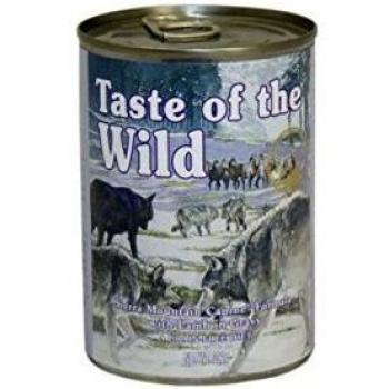 Taste Of The Wild Alimentacion Humeda con Cordero pack de 12 x390 gr Sierra Mountain