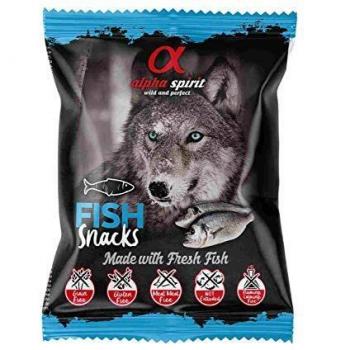 ALPHA SPIRIT Snack Perro Sabor Pescado 24 und. X 50 gr