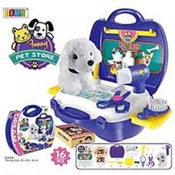 Juguetes Alfabest - Maletín de peluquería canina, con accesorios y perrito