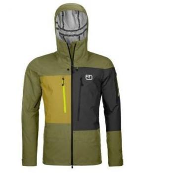 Ortovox 3L Deep Shell Jacket Verde Freeride Hombre