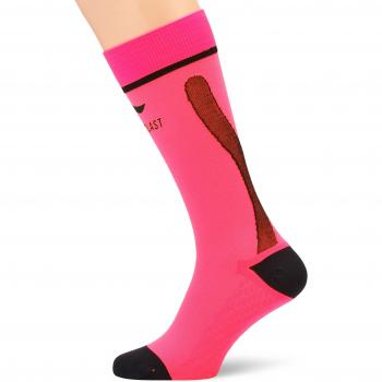 Sportlast Start Calcetines Largos de Comprensión, Coral / Negro, S