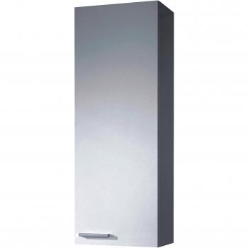 Columna de Baño Suspendido 1 Puerta, Mueble Lavabo, Modelo Koncept, Acabado en Color Blanco Brillo Medidas: 30 cm