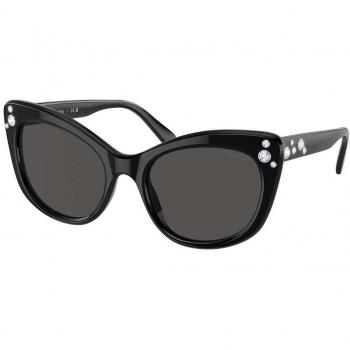 Swarovski SK6020 Women's Sunglasses Black Size 55 Col. 100187 Donna Farfalla Nero