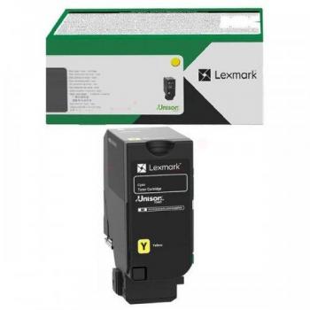 Cartucho de tóner Lexmark 81C2XY0, alta capacidad, color amarillo, compatible con impresoras Lexmark