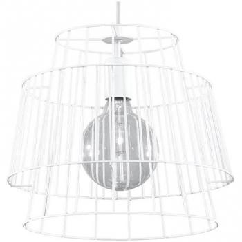 Lámpara de Techo Colgante Gate Blanco E27 1 Bombilla 130cm LEDBOX